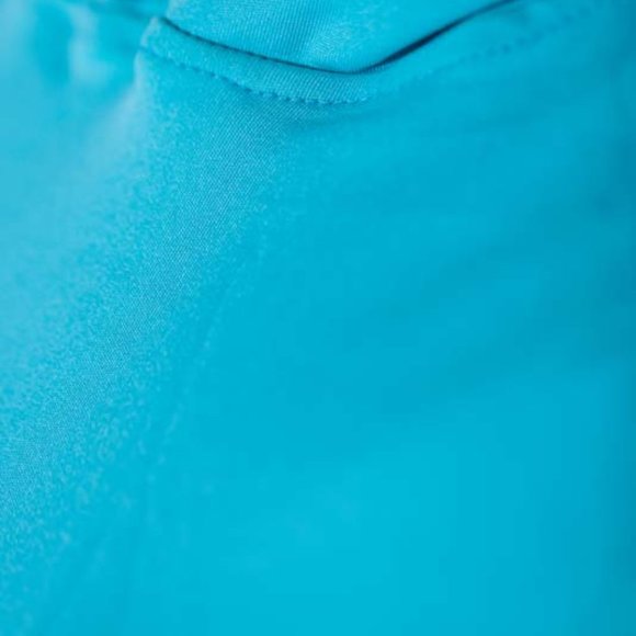 Long Sleeve Hoodie Turquoise Crop Top And High Waisted Legging Set - Picture 7 of 7